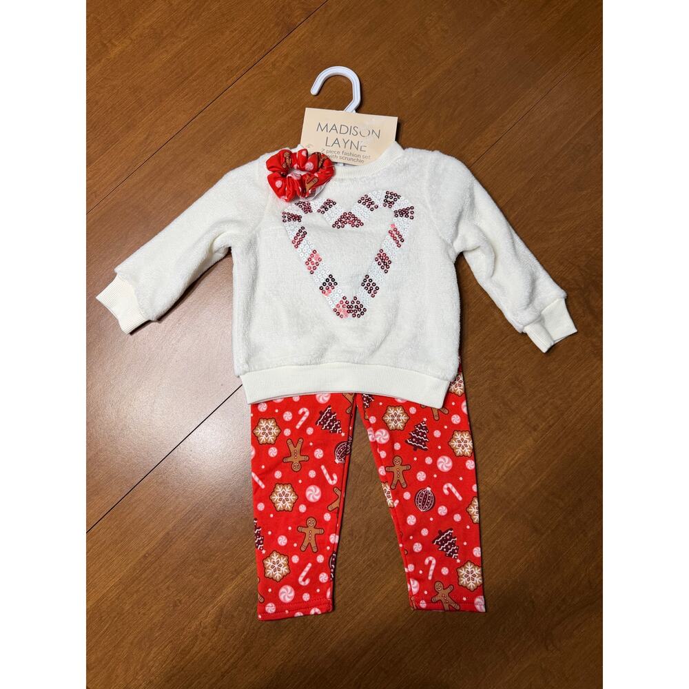 MADISON LAYNE 2 piece fashion set with scrunchie NWT